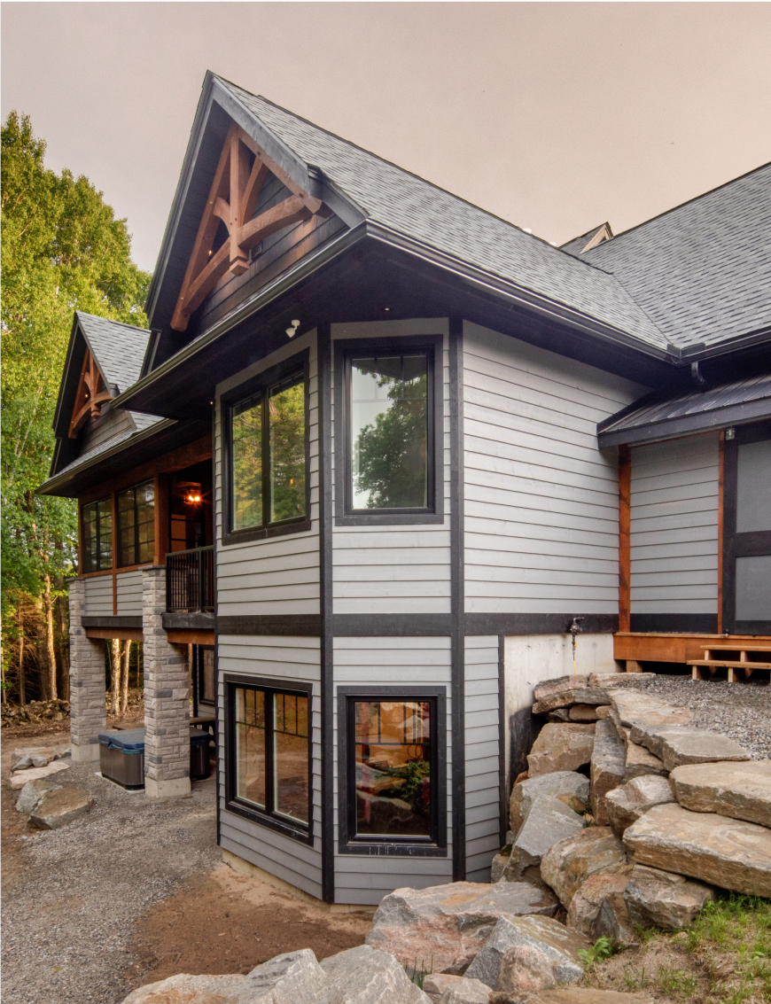Pine Ridge Timber Frame Haliburton Project Gallery