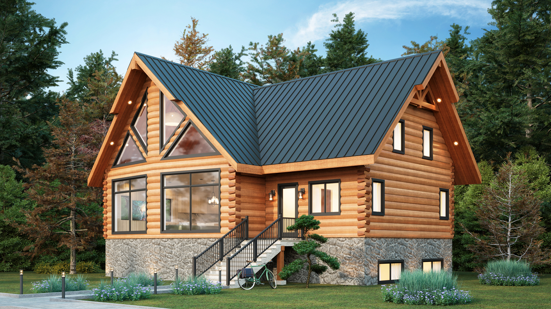 Pine Ridge Timber Frame The Clearwater | Pineridge Log & Timberframe